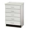 Fabrication Enterprises Clinton, Treatment Cabinet, Molded Top, 5 Drawers FNT15-4604
