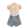 Fabrication Enterprises Dipsters&reg; Patient Wear, Men's Tie-Waist Shorts, x-Large - Dozen FNT20-1013