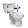Columbia® Toilet Support - Low Back (Safety Belt & Reducer Ring) - Padded - Large