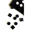 Dycem® Non-Slip Self-Adhesive Feet (7/8" Diameter) 12 Each, Black
