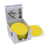 Dycem® 5.5" Round Table Mat Display, 25/Dispenser, Yellow