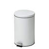 Fabrication Enterprises Clinton, Small Round Waste Receptacle, White, 20 Quart FNT50-2029