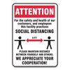 Social Distancing Signs