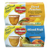Del Monte&reg; Diced Peaches & Mixed Fruit Cups