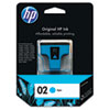 Hewlett Packard HP&reg; C8771WN (HP 02) Ink, Cyan HEW C8771WN140