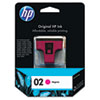 Hewlett Packard HP&reg; C8772WN (HP 02) Ink, 370 Page-Yield, Magenta HEW C8772WN140