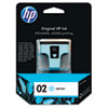 Hewlett Packard HP&reg; C8774WN (HP 02) Ink, 220 Page-Yield, Light Cyan HEW C8774WN140