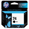 Hewlett Packard HP&reg; CB335WN (HP 74) Ink, 200 Page-Yield, Black HEW CB335WN140