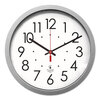 Chicago Lighthouse Silver Contemporary Clock