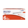 Ultra-Fine Insulin Syringe with Half-Unit Scale 31G x 6 mm, 3/10mL, 100/BX