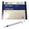 Cardinal Health Monoject Oral Medication Syringe 1 mL, Clear (100 count) IND61901014-BX