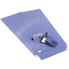 ChemoPlus Adhesive Contamination Control Floor Mat 18" x 46", Blue