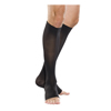 Soft Knee-High with Silicone Border, 20-30 mmHg, Short, Open, Black, Size 3, 1/EA