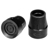 Cane Tips, 1", Black, 2/PK