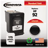 Innovera Innovera Remanufactured C9362WN (92) Ink, 175 Page-Yield, Black IVR 62WN