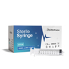 FifthPulse 100ml Syringe with Luer Lock (NO Needle), Measurement Dispensing, Sterile, Individually Wrapped, 25/PK JEGFMN100671