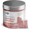 WeCare Individually Wrapped Soft Foam Highest NRR 33dB Earplugs, Pink, 30 Pairs JEGWMN100196