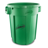 Libman 32 Gallon Green Trash Can - 6 Pack LIB1574