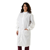 Medline Fluid-Resistant Unisex Antistatic Lab Coat MED6620BLHM