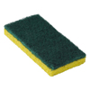 Medline Medium-Duty Scrubbing Sponge, Green, 20 EA/CS MEDEVSHPAD11GCS