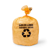 Medline Soiled Linen Liners, Orange, 29