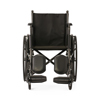 K1 Basic Wheelchair with Full-Length Permanent Arms and Elevating Leg Rests, 18"