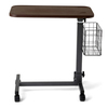 Medline Fold-Flat Overbed Table with Basket MEDMDS108015