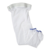 Medline EMS Thigh-High Anti-Embolism Stockings, White, Large, 6 PR/BX MEDMDS160864