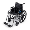 Excel Wheelchair, Removable Desk-Length Arms, Swing-Away Footrests, 18"