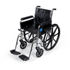 Excel Wheelchair, Full-Length Arms, Swing-Away Footrests, 18" x 16"
