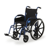 Hybrid 2 Narrow Transport Wheelchair with Removable Desk-Length Arms and Swing-Away Footrests, 300 lb. Weight Capacity, 16" Width