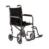 Medline Basic Steel Transport Chair, Hammertone, 19