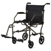 Medline Ultralight Transport Chairs, Silver, F: 6  R: 8, 1/EA MEDMDS808200F3S