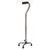 Medline Cane, Quad, Small Base, Bronze MEDMDS86222BRZH