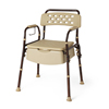 Medline Bedside Commode with Microban, 1 EA/CS MEDMDS89664ELMB