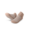 Medline Double-Tread Patient Slippers, Terry Inside, Beige, Size XL MEDMDTDBLTREADXH