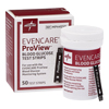 Medline EvenCare ProView Glucose Test Strips, 50 Each per Box MEDMPH4550Z