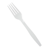 White Polystyrene Heavyweight Fork, 7