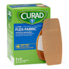 Curad Flex-Fabric Adhesive Bandages, Natural, No, 50 EA/BX MEDNON25524Z