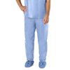 Medline Disposable Scrub Pants, Blue, Medium, 30 EA/CS MEDNON27213M