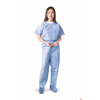 Medline Disposable Scrub Pants, Blue, Small, 30 EA/CS MEDNON27213S