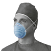 Medline Surgical Cone-Style Face Mask with 1 Band, 50 EA/BX MEDNON27381Z