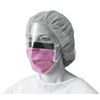 Medline Fluid-Resistant Procedural Face Mask with Eyeshield, Purple, 100 EA/CS MEDNON27410EL
