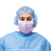 Medline ASTM Level 3 Surgical Face Mask with Anti-Fog Foam and Ties, Purple, 50 EA/BX MEDNON27412Z