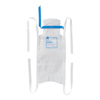 Medline Refillable Ice Bag with Clamp Closure, White, 6.5