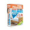 PeelAways Bed Sheet, 3 Layers, with Pillow Case, Twin XL, 1/EA MEDNONPA123H