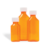 Medline Amber Oval Bottles, 100 EA/CS MEDNONPHAR3004