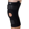 Medline U-Shaped Hinged Knee Supports, Black, 2X-Large, 1/EA MEDORT232202XL