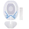 Oval SorbaView SHIELD Integrated Securement Dressings, 1 Each