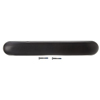 Black Vinyl Full-Length Armrest Pad for Excel 2000 Wheelchair